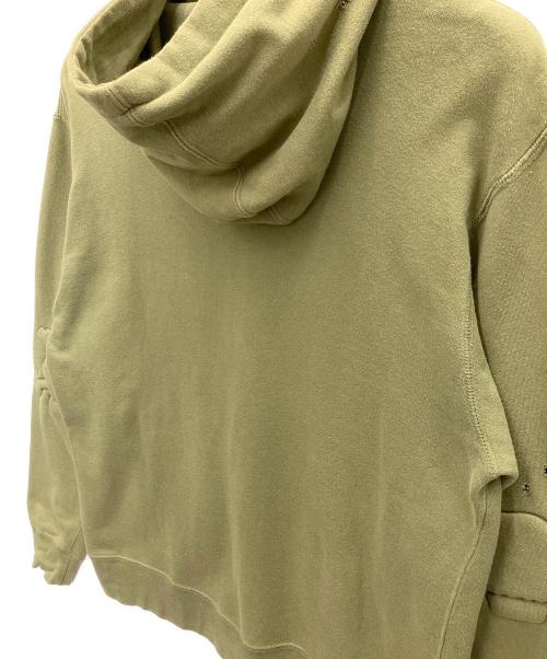 stussy（ステューシー）stussy (ステューシー) プルオーバーパーカー カーキ サイズ:Mの古着・服飾アイテム