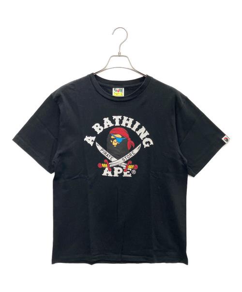 A BATHING APE（アベイシングエイプ）A BATHING APE (アベイシングエイプ) 半袖Tシャツ ブラック サイズ:Lの古着・服飾アイテム
