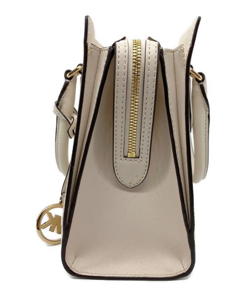 MICHAEL KORS（マイケル・コース）MICHAEL KORS (マイケル・コース) 2WAYショルダーバッグ アイボリーの古着・服飾アイテム