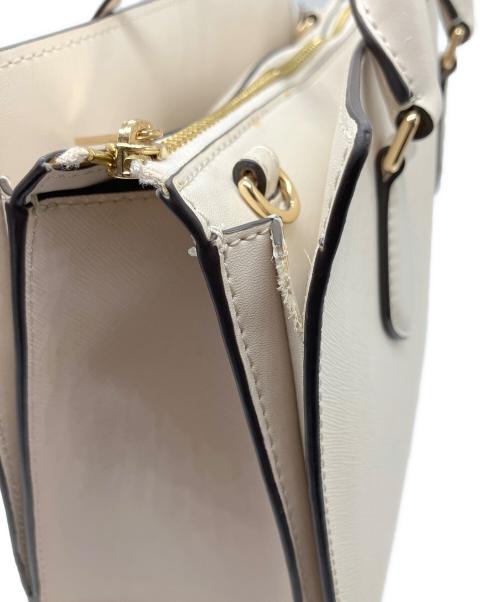 MICHAEL KORS（マイケル・コース）MICHAEL KORS (マイケル・コース) 2WAYショルダーバッグ アイボリーの古着・服飾アイテム