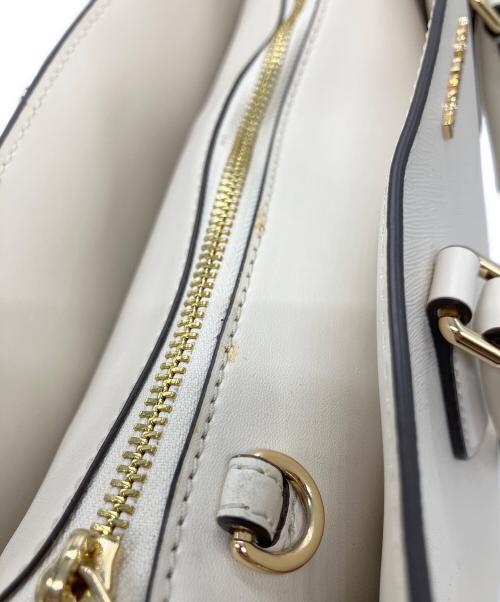 MICHAEL KORS（マイケル・コース）MICHAEL KORS (マイケル・コース) 2WAYショルダーバッグ アイボリーの古着・服飾アイテム
