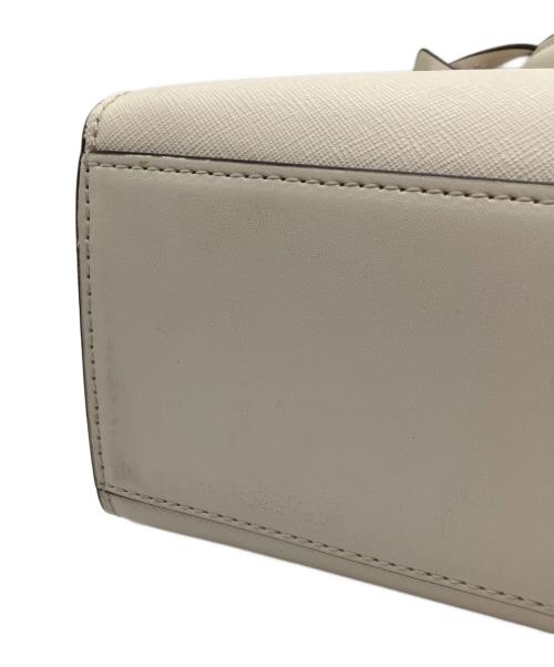 MICHAEL KORS（マイケル・コース）MICHAEL KORS (マイケル・コース) 2WAYショルダーバッグ アイボリーの古着・服飾アイテム