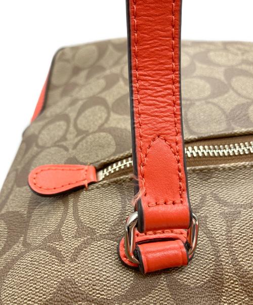 COACH（コーチ）COACH (コーチ) トートバッグ ブラウン×オレンジの古着・服飾アイテム