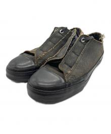 ISSEY MIYAKE（イッセイミヤケ）の古着「ローカットスニーカー」｜ブラック