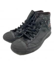 DIESEL（ディーゼル）の古着「ハイカットスニーカー」｜ブラック