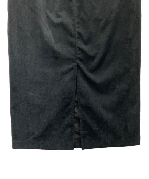 Thousand Mile（サウザンドマイル）Thousand Mile (サウザンドマイル) コーデュロイ ハイネックブルゾン&タイトスカートセットアップ ブラック サイズ:FREEの古着・服飾アイテム