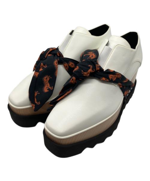 STELLA McCARTNEY（ステラマッカートニー）STELLA McCARTNEY (ステラマッカートニー) エリス プラットフォームシューズ ホワイト サイズ:36　1/2の古着・服飾アイテム