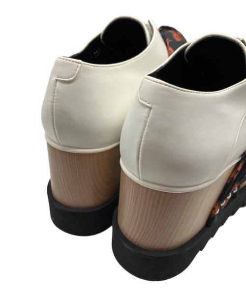 STELLA McCARTNEY（ステラマッカートニー）STELLA McCARTNEY (ステラマッカートニー) エリス プラットフォームシューズ ホワイト サイズ:36　1/2の古着・服飾アイテム
