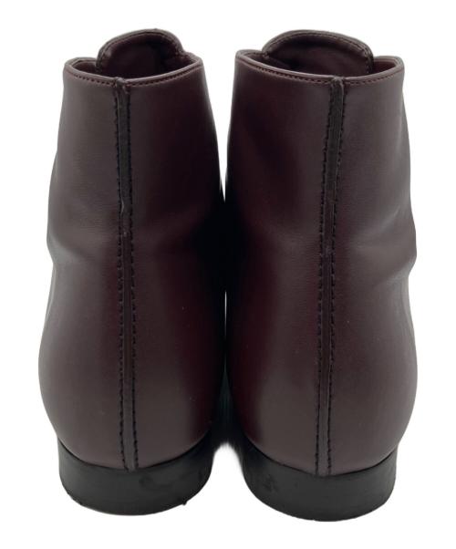 STELLA McCARTNEY（ステラマッカートニー）STELLA McCARTNEY (ステラマッカートニー) フロントジップブーツ ボルドー サイズ:23.5の古着・服飾アイテム