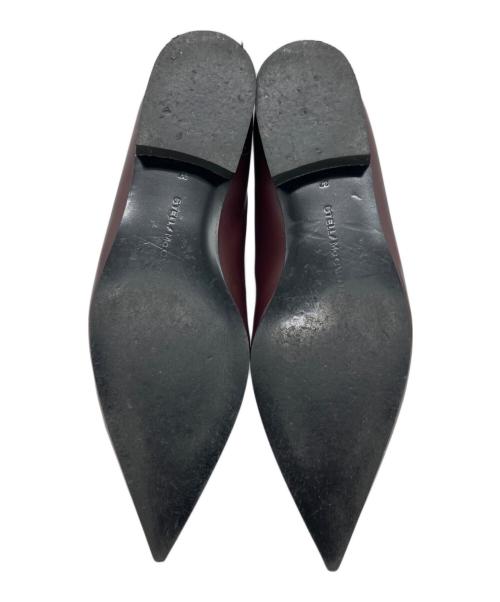 STELLA McCARTNEY（ステラマッカートニー）STELLA McCARTNEY (ステラマッカートニー) フロントジップブーツ ボルドー サイズ:23.5の古着・服飾アイテム