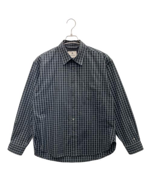 Snow peak（スノーピーク）Snow peak (スノーピーク) 長袖シャツ ブラック サイズ:Mの古着・服飾アイテム