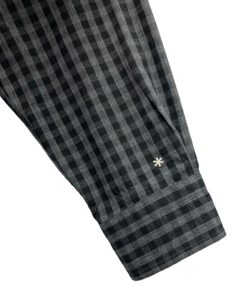 Snow peak（スノーピーク）Snow peak (スノーピーク) 長袖シャツ ブラック サイズ:Mの古着・服飾アイテム