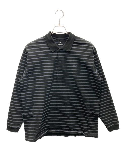 Snow peak（スノーピーク）Snow peak (スノーピーク) ポロシャツ ブラック サイズ:Mの古着・服飾アイテム
