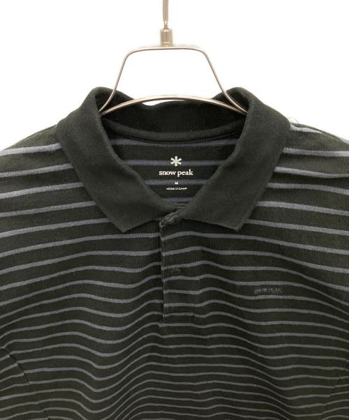 Snow peak（スノーピーク）Snow peak (スノーピーク) ポロシャツ ブラック サイズ:Mの古着・服飾アイテム