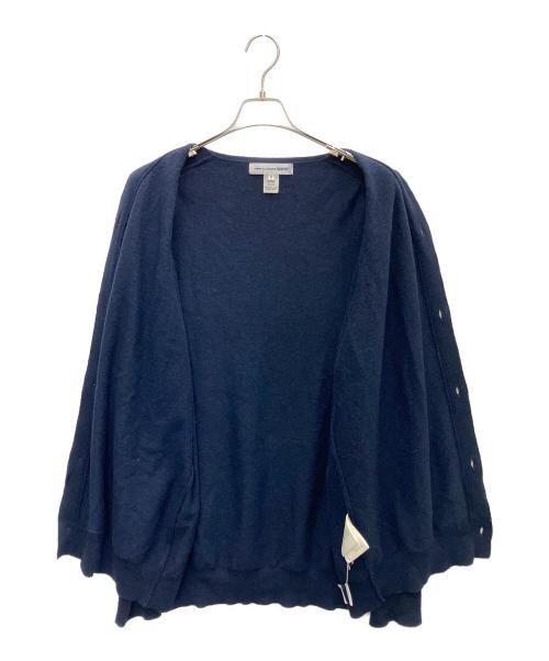 COMME des GARCONS SHIRT（コムデギャルソンシャツ）COMME des GARCONS SHIRT (コムデギャルソンシャツ) ニットカーディガン ネイビー サイズ:Mの古着・服飾アイテム