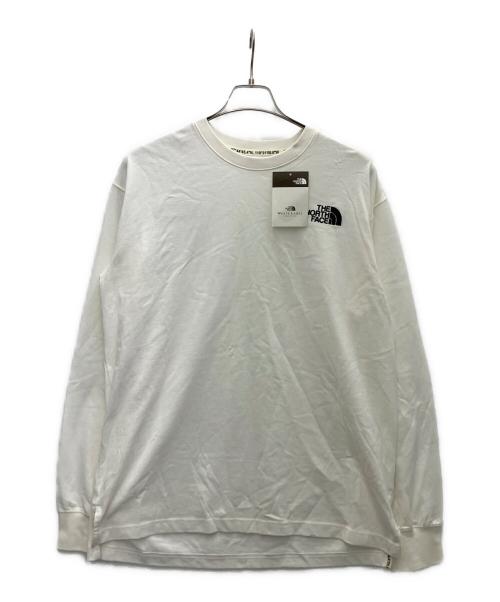 THE NORTH FACE（ザ ノース フェイス）THE NORTH FACE (ザ ノース フェイス) 長袖カットソー ホワイト サイズ:Lの古着・服飾アイテム