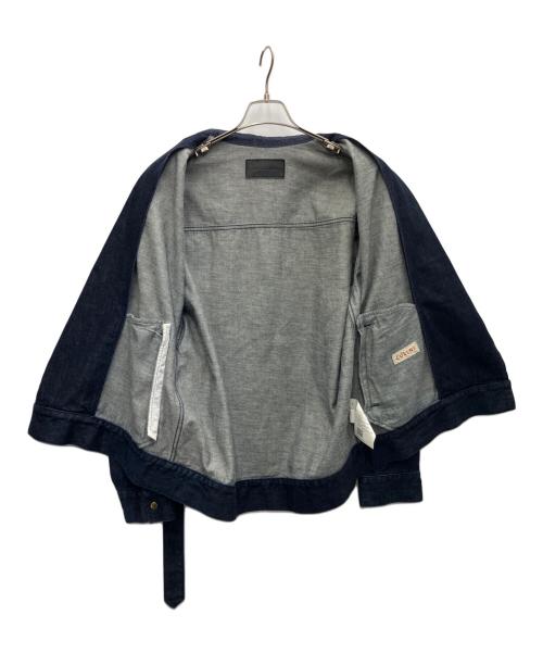 JAPAN DENIM（ジャパンデニム）JAPAN DENIM (ジャパンデニム) CULLNI (クルニ) デニムタイロッケンジャケット インディゴ サイズ:Lの古着・服飾アイテム
