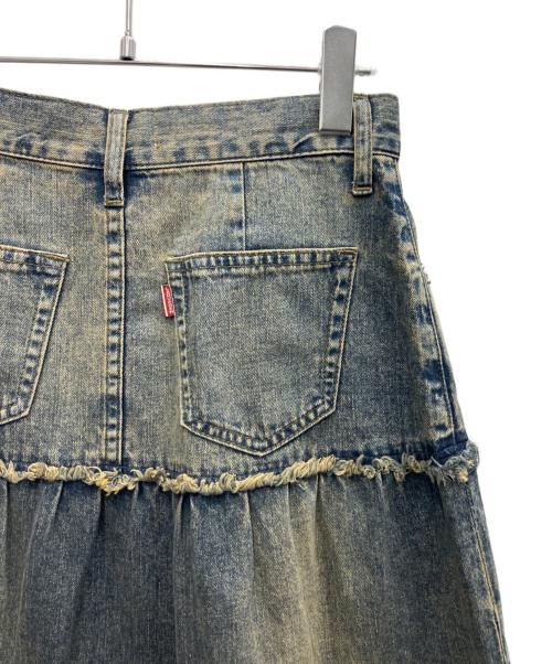 LAGUA GEM（ラグアジェム）LAGUA GEM (ラグアジェム) CUT OFF FLARE デニムスカート インディゴ サイズ:Sの古着・服飾アイテム