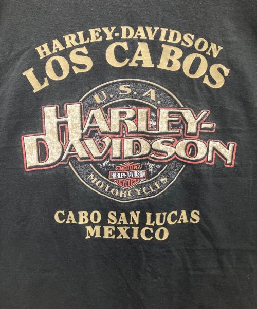 HARLEY-DAVIDSON（ハーレーダビッドソン）HARLEY-DAVIDSON (ハーレーダビッドソン) ノースリーブカットソー ブラック サイズ:2XLの古着・服飾アイテム