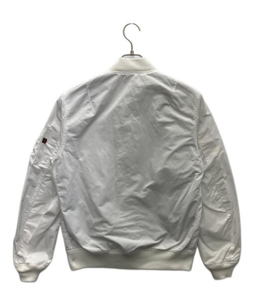 ALPHA（アルファ）ALPHA (アルファ) フライトジャケット ホワイト サイズ:Lの古着・服飾アイテム
