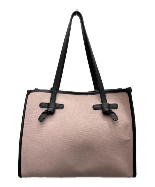 GIANNI CHIARINI（ジャンニ キアリーニ）GIANNI CHIARINI (ジャンニ キアリーニ) MARCELLA マルチェッラ M コットン トートバッグ ピンクの古着・服飾アイテム