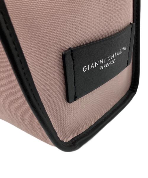 GIANNI CHIARINI（ジャンニ キアリーニ）GIANNI CHIARINI (ジャンニ キアリーニ) MARCELLA マルチェッラ M コットン トートバッグ ピンクの古着・服飾アイテム