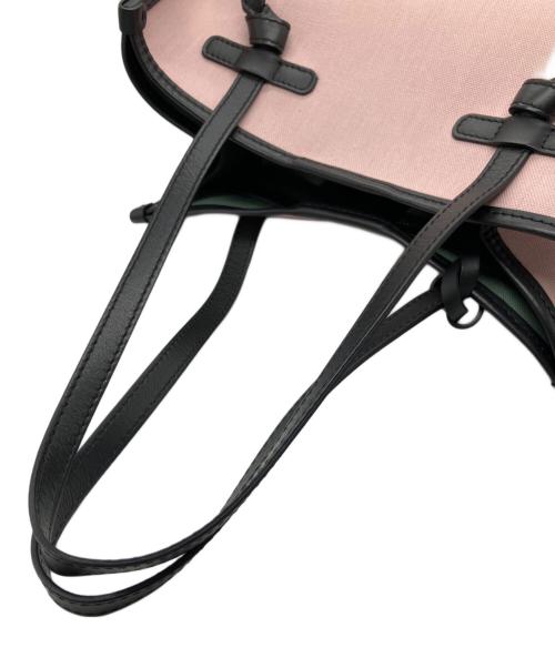 GIANNI CHIARINI（ジャンニ キアリーニ）GIANNI CHIARINI (ジャンニ キアリーニ) MARCELLA マルチェッラ M コットン トートバッグ ピンクの古着・服飾アイテム