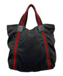 GUCCI（グッチ）の古着「シェリーライントートバッグ」｜ブラック