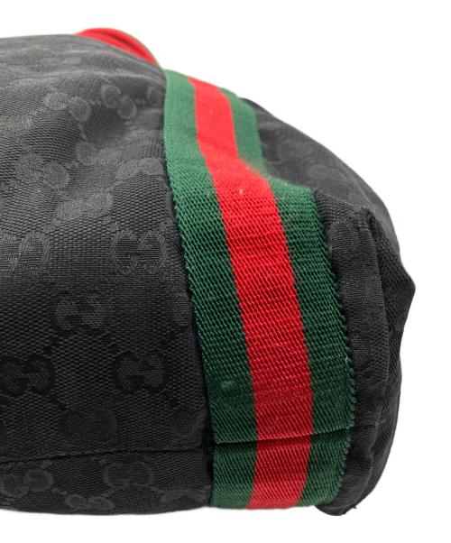 GUCCI（グッチ）GUCCI (グッチ) シェリーライントートバッグ ブラックの古着・服飾アイテム