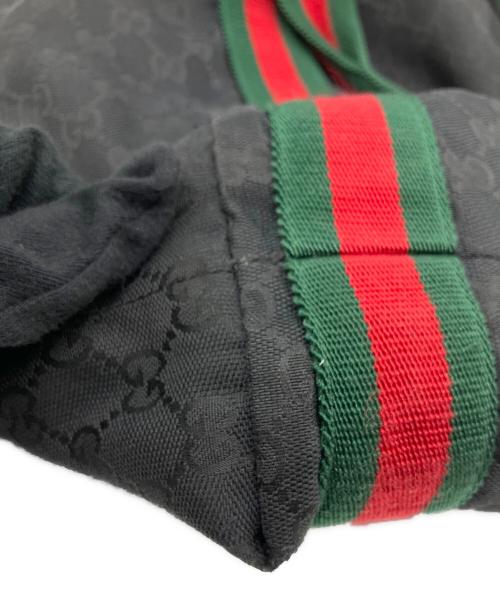 GUCCI（グッチ）GUCCI (グッチ) シェリーライントートバッグ ブラックの古着・服飾アイテム