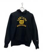 Champion REVERSE WEAVEチャンピオン リバース ウィーブ）の古着「プルオーバーパーカー」｜ブラック