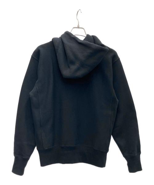 Champion REVERSE WEAVE（チャンピオン リバース ウィーブ）Champion REVERSE WEAVE (チャンピオン リバース ウィーブ) プルオーバーパーカー ブラック サイズ:Lの古着・服飾アイテム