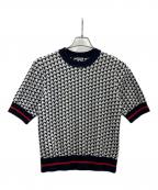 DRESSTERIORドレステリア）の古着「薄手ニット」｜ネイビー