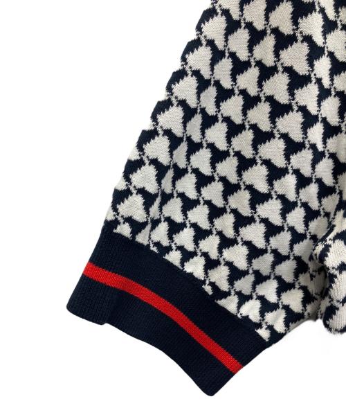 DRESSTERIOR（ドレステリア）DRESSTERIOR (ドレステリア) 薄手ニット ネイビー サイズ:Mの古着・服飾アイテム