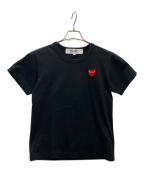 PLAY COMME des GARCONSプレイコムデギャルソン）の古着「半袖カットソー」｜ブラック
