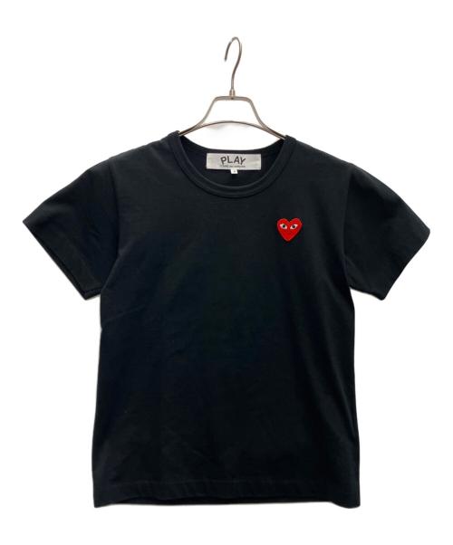 PLAY COMME des GARCONS（プレイコムデギャルソン）PLAY COMME des GARCONS (プレイコムデギャルソン) 半袖カットソー ブラック サイズ:Sの古着・服飾アイテム