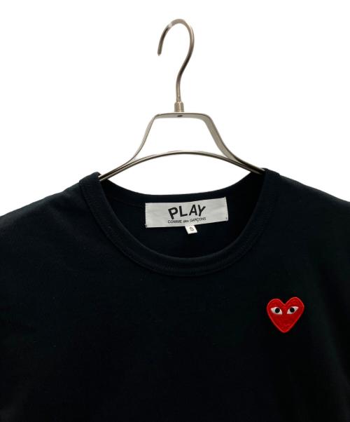 PLAY COMME des GARCONS（プレイコムデギャルソン）PLAY COMME des GARCONS (プレイコムデギャルソン) 半袖カットソー ブラック サイズ:Sの古着・服飾アイテム