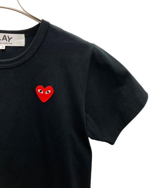 PLAY COMME des GARCONS（プレイコムデギャルソン）PLAY COMME des GARCONS (プレイコムデギャルソン) 半袖カットソー ブラック サイズ:Sの古着・服飾アイテム