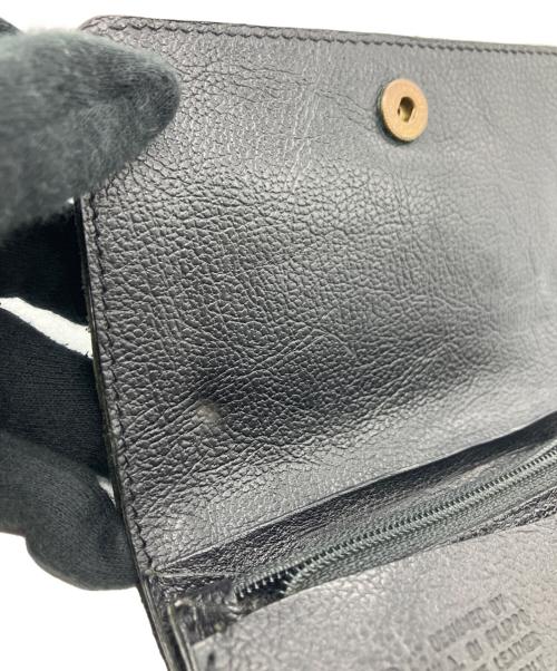 IL BISONTE（イル ビゾンテ）IL BISONTE (イル ビゾンテ) 2つ折り財布 ブラックの古着・服飾アイテム