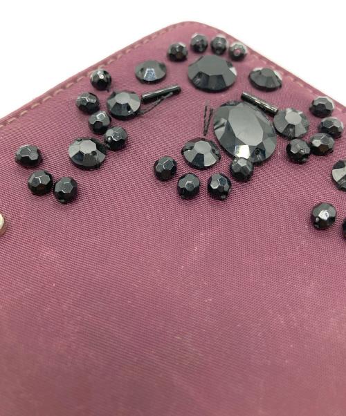 Kate Spade（ケイトスペード）Kate Spade (ケイトスペード) ラウンドファスナー財布 パープルの古着・服飾アイテム