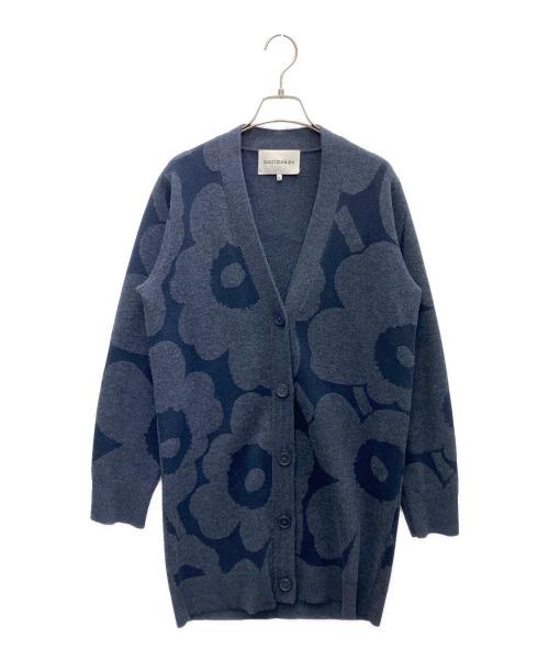 marimekko（マリメッコ）marimekko (マリメッコ) ニットカーディガン ネイビー サイズ:XSの古着・服飾アイテム