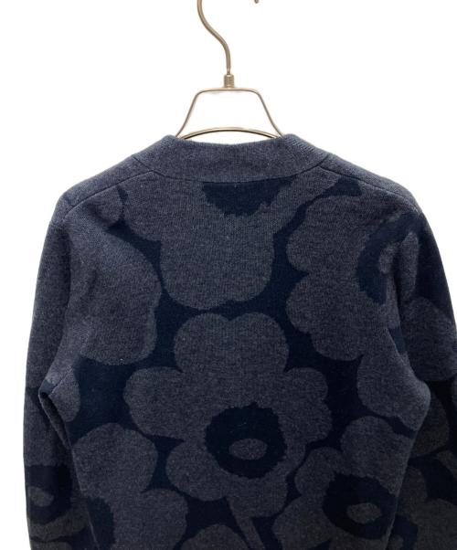 marimekko（マリメッコ）marimekko (マリメッコ) ニットカーディガン ネイビー サイズ:XSの古着・服飾アイテム