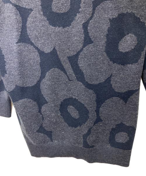 marimekko（マリメッコ）marimekko (マリメッコ) ニットカーディガン ネイビー サイズ:XSの古着・服飾アイテム