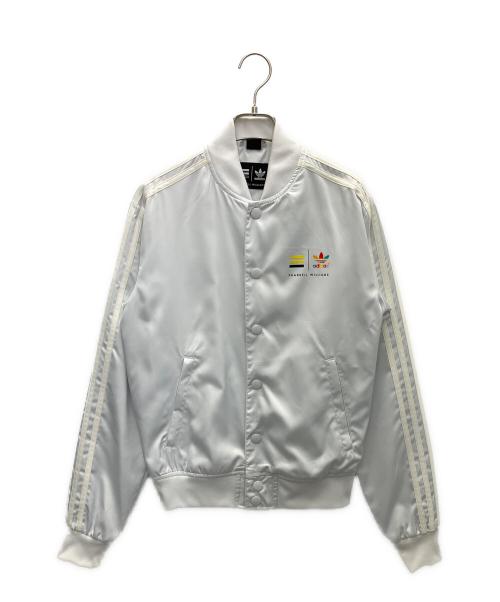 adidas（アディダス）adidas (アディダス) ジャケット ホワイト サイズ:Mの古着・服飾アイテム