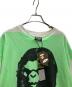 中古・古着 SAINT MICHAEL (セントマイケル) A BATHING APE (アベイシングエイプ) 半袖Tシャツ ホワイト×グリーン サイズ:L：24000円