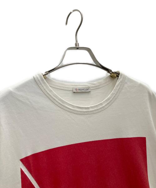 MONCLER（モンクレール）MONCLER (モンクレール) 半袖Tシャツ ホワイト サイズ:Lの古着・服飾アイテム