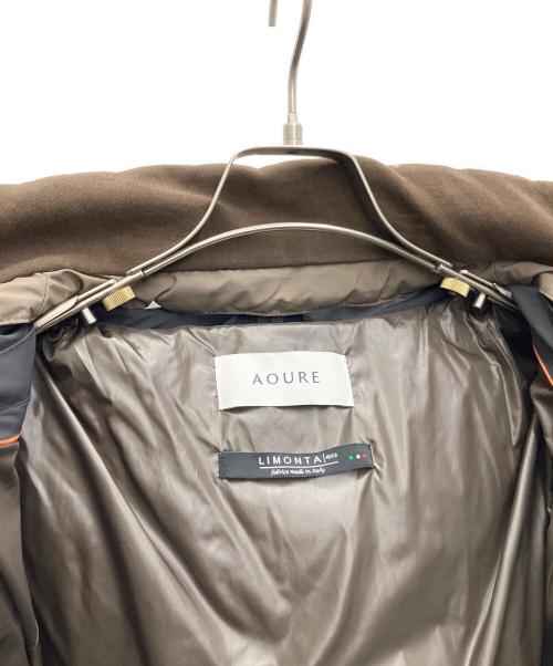 AOURE（アウール）AOURE (アウール) ダウンコート ブラック サイズ:XLの古着・服飾アイテム