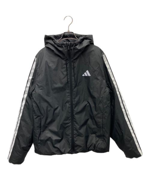 adidas（アディダス）adidas (アディダス) 中綿ジャケット ブラック サイズ:Mの古着・服飾アイテム