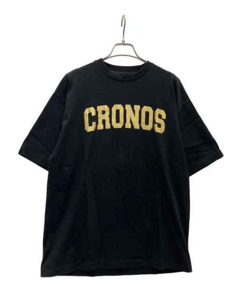 CRONOS（クロノス）CRONOS (クロノス) 半袖Tシャツ ブラック サイズ:Sの古着・服飾アイテム