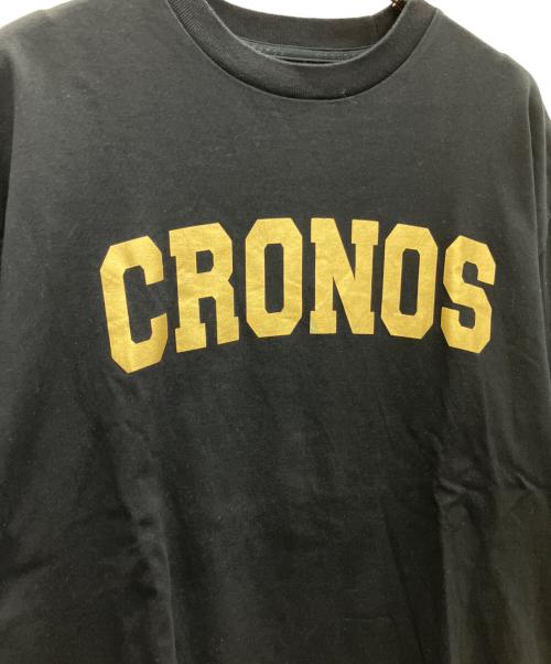 CRONOS（クロノス）CRONOS (クロノス) 半袖Tシャツ ブラック サイズ:Sの古着・服飾アイテム